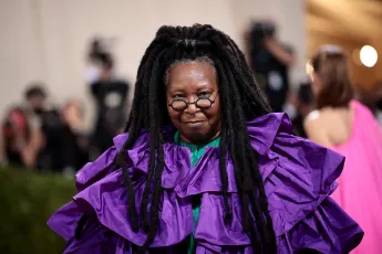 Whoopi Goldberg attends The 2021 Met Gala Celebrating In America: A Lexicon Of Fashion at Metropolitan Museum of Art.