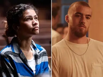 Zendaya and Angus Cloud in 'Euphoria'