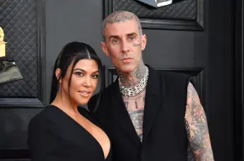 Kourtney Kardashian and Travis Barker 2022