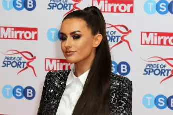 Stepping Out In Style! Amber Davies Rocks Sexy Black Cutout Dress