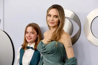 Angelina Jolie and Vivienne Jolie