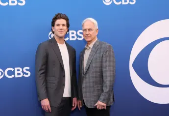 Austin Stowell and Mark Harmon