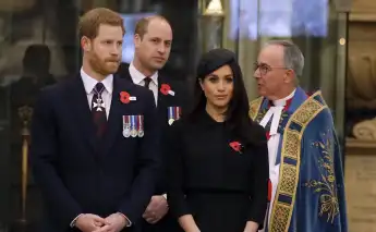 Prince Harry, Prince William and Duchess Meghan
