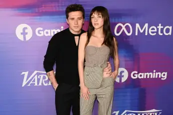 Brooklyn Beckham and Nicola Peltz at Variety's 2022 Power Of Young Hollywood Celebration on August 11, 2022
