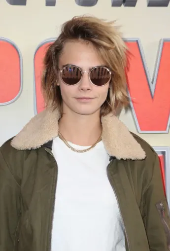 Cara Delevingne at the premiere of IMAX documentary, Superpower Dogs in Los Angeles, California on March 9, 2019.