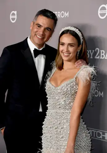 Cash Warren and Jessica Alba