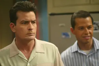 Charlie Sheen and Jon Cryer in 'Two and A Half Men'