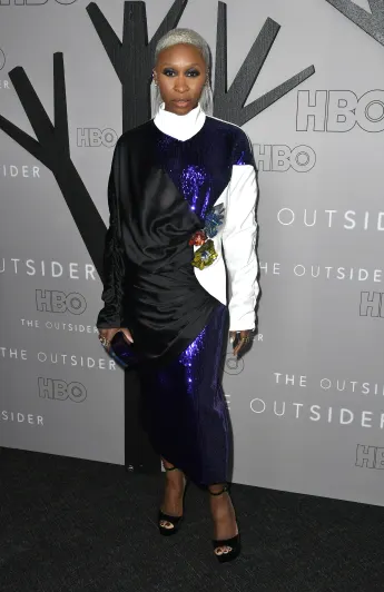 Cynthia Erivo attends the Premiere Of HBO's "The Outsider" at DGA Theater on January 09, 2020