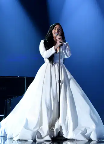 Demi Lovato performed at the 2020 Grammy Awards.