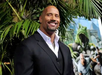 Dwayne Johnson at the premiere of "Journey to Mysterious Island" on February 2, 2012