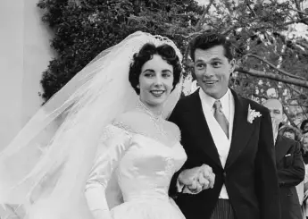 Elizabeth Taylor et Conrad Hilton