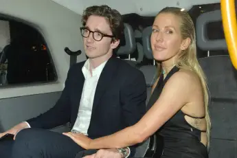 Ellie Goulding and Caspar Jopling