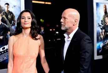 Emma Heming Willis and Bruce Willis at the premiere of G.I. Joe - The reckoning on March 28, 2013