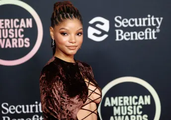 Halle Bailey plays Disney's "Arielle
