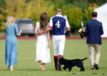 Duchess Kate and Prince William at a charity polo match on July 6, 2022
