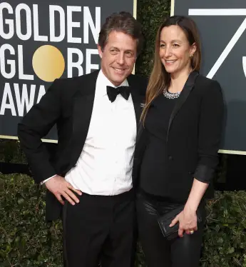 Hugh Grant and Anna Eberstein are becoming parents again