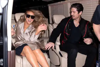 Mariah Carey HeadsTo Global Citizen Festival Downtown NY. Featuring: Mariah Carey, Bryan Tanaka Where: New York, New Yor