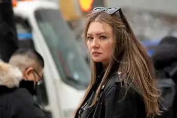 Anna Delvey Heads To ICE Appointment In NYC Downtown Manhattan, NY Featuring: Anna Delvey Where: New York, New York, Uni