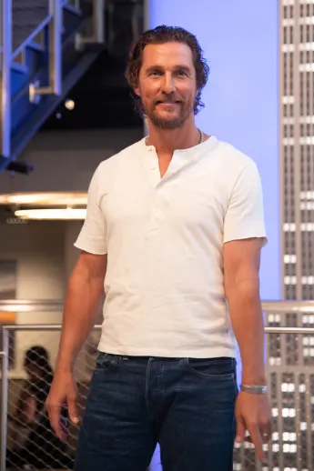 Matthew McConaughey Lights Empire State Building Featuring: Matthew McConaughey Where: New York, New York, United States