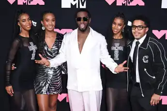 2023 MTV Video Music Awards P Diddy and family arriving at the 2023 MTV Video Music Awards, the Prudential Center, New J