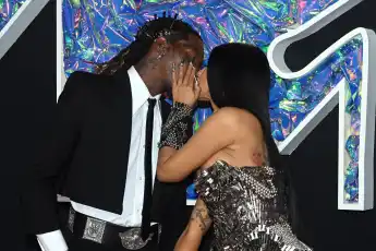 Offset and Cardi B attend the 2023 MTV Video Music Awards at Prudential Center on September 12, 2023 in Newark, New Jers