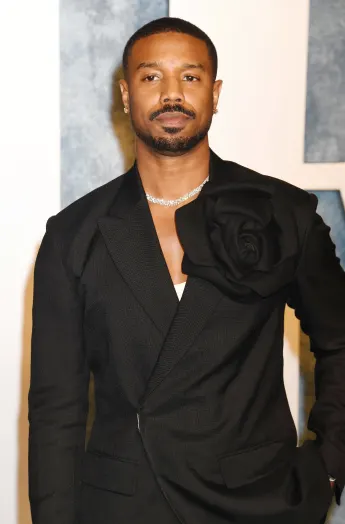 2023 Vanity Fair Oscar Party Hosted By Radhika Jones - Arrivals BEVERLY HILLS, CALIFORNIA - MARCH 12: Michael B. Jordan