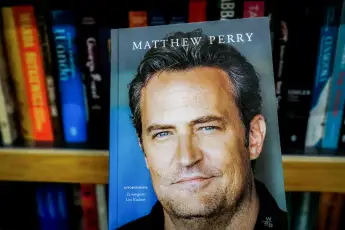 Matthew Perry s Memoir Polish edition of Matthew Perry s memoir Friends, Lovers, and the Big Terrible Thing is seen in a