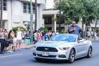 Honolulu, Hawaii, USA - May 30, 2016: Teila Tuli, also known as Taylor Wily is an American actor and a former sumo wrest