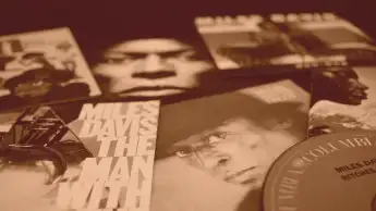 Rome,  Italy  -  June  09,  2020:  Cd  and  artwork  of  the  American  jazz  trumpeter  and  compos