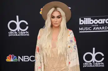 Kesha  at  the  2018  Billboard  Music  Awards  held  at  the  MGM  Grand  Garden  Arena  in  Las  V