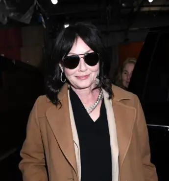 December 6, 2023, New York, New York, USA: Shannen Doherty visits LIVE with Kelly and Mark at ABC Studios in New York. N