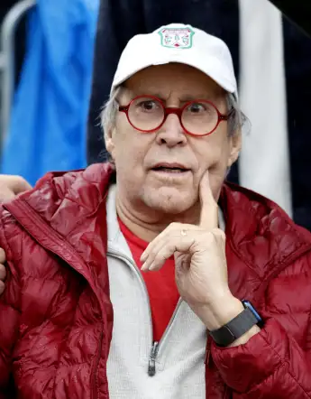 December 3, 2023, Philadelphia, PA, USA: Chevy Chase attends Sylvester Stallone s new Rocky Store and celebrate the firs