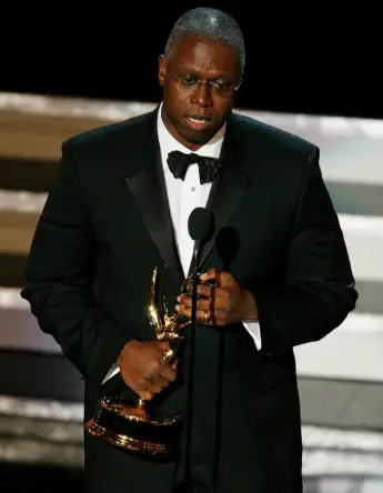 Syndication: USA TODAY Actor Andre Braugher accepts the award for outstanding lead actor in a miniseries or a movie for