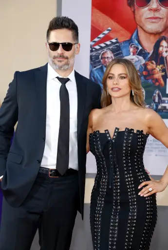 Joe Manganiello and Sofia Vergara at the Los Angeles premiere of 'Once Upon a Time In Hollywood' hel