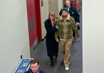 December 19, 2023: Taylor Swift and Travis Kelce leave after the Buffalo Bills defeated the Kansas City Chiefs, 20-17, o
