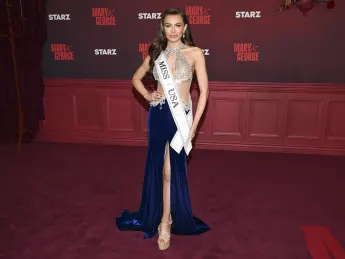 STARZ s Mary & George Red Carpet Premiere 21 March 2024 - Los Angeles, California - Miss USA Noelia Voigt. STARZ s Mary