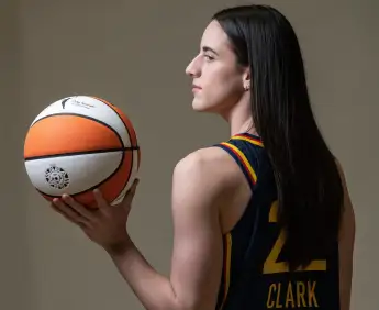 Syndication: The Indianapolis Star Indiana Fever Caitlin Clark (22) poses for a photo Wednesday, May 1, 2024, during the