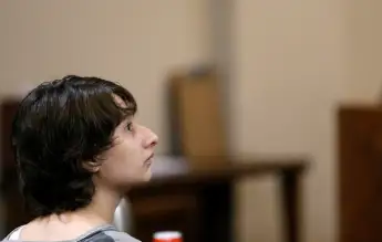 News: Gypsy Blanchard Jan 11, 2015; Springfield, MO, USA; Gypsy Blanchard looks at Greene County Prosecuting Attorney Da