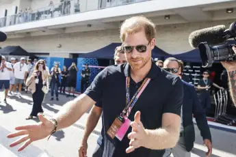 F1 2023 United States Grand Prix Prince Harry, Duke of Sussex during the Formula 1 Lenovo United States Grand Prix of FI