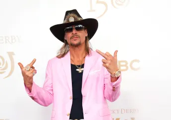 LOUISVILLE, KY - MAY 04: Musician Kid Rock walks the red carpet before the 150th running of the Kentucky Derby on May 4,