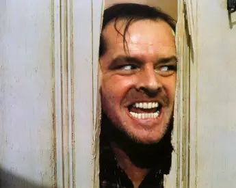 Jack Nicholson as "Jack Torrance" in 'The Shining'