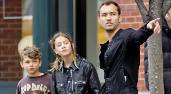 Jude Law and his kids