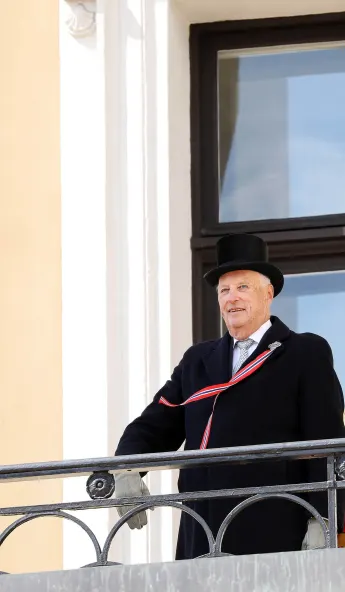 King Harald on the National Day on May 15, 2018