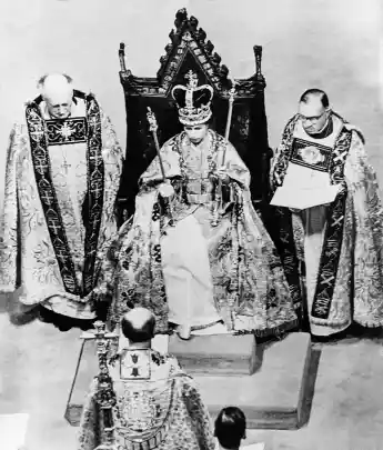 Couronnement de la reine Élisabeth II le 2 juin 1953