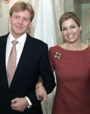 King Willem Alexander Queen Máxima 2001