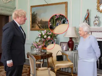 queen elisabeth boris johnson