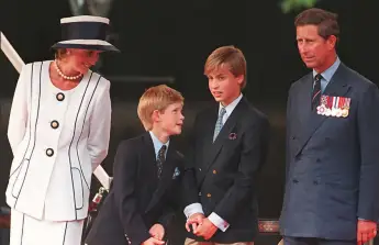 Lady Diana Prince Harry Prince William Prince George