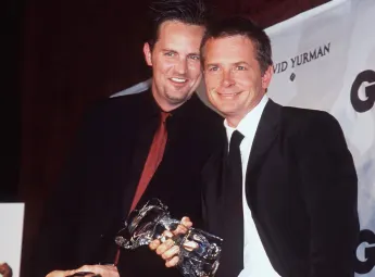 Michael J. Fox and Matthew Perry
