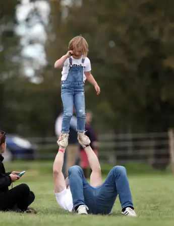 Mike Tindall and Mia Tindall in 2019.