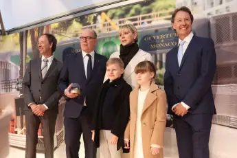 Prince Albert, Princess Charlene, Princess Gabriella and Prince Jacques